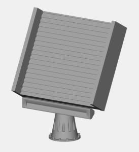 Radar SPS-39B 1/400 x1 en impression 3D