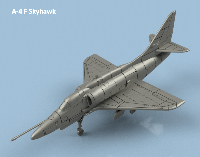 A-4 F Skyhawk x5 avec armement 1/400 - impression 3D