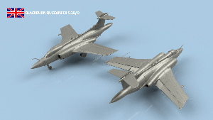 Buccaneer S-2B / S-2D x5 1/700 - impression 3D