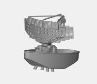 Radar DRBV-11 1/400 x1 en impression 3D