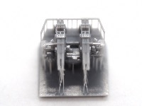 Canons Bofors 40mm quad 1/400 x6 en impression 3D