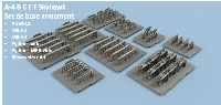 A-4 Skyhawk 1/350 x5 - impression 3D