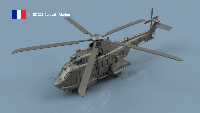 EC-225 Caracal 1/700 x2 - impression 3D