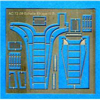 Echelle Mirage III biplace 1/72