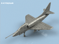 A-4 B Skyhawk x5 avec armement 1/700 - impression 3D