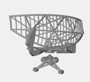 Radar DRBV-22A 1/100  x1 en impression 3D