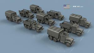 GMC 352 Late x6 1/200 - Impression 3D