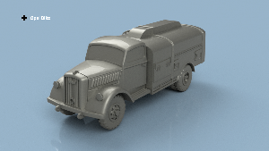 Opel Blitz citerne 1/400 x10 - impression 3D