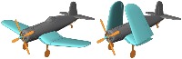Vought F4U Corsair quadripale 1/400 x5