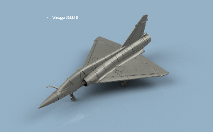 Mirage 2000 D x5 1/700 - impression 3D