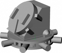 C38-S Zielgeber DKM 1/350 x6 en impression 3D