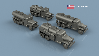 GMC 353 Tank x6 1/144- Impression 3D