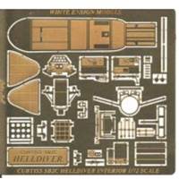 1/72 SB2C Helldiver, détails intérieurs (cockpit, etc) PE 7220