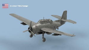 Grumman TBM Avenger 1/200 x1 - impression 3D