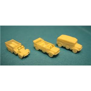 Set camions légers Allemands WWII x15 1/350