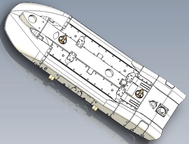 Pylône d'emport bi-bombes AUF2 pour Mirage F-1 / 2000 1/48