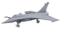 Rafale Marine x5 1/350 en impression 3D