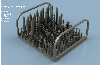Mirage 2000 D x5 1/700 - impression 3D