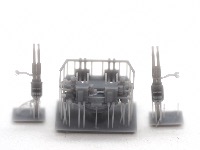 Canons Bofors 40mm quad - canons séparés 1/200 x6 en impression 3D