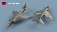 Hawker Siddeley Harrier Gr.1 x5 1/400 - impression 3D