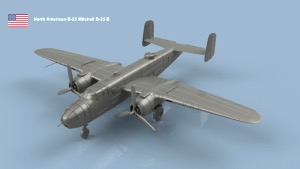 North American B-25 Mitchell 1/100 x1 - impression 3D