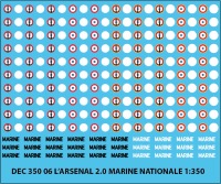Cocardes Aéronautique Navale Marine Nationale 1/350