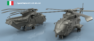 AgustaWestland EH-101 Italie 1/350 x2 - impression 3D