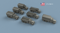 GMC 353 Late x6 1/144 - Impression 3D