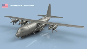 Lockheed AC-130-30 J Version Gunship x1 1/350 - impression 3D