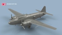 Mitsubishi G4M Betty 1/400 x2 - impression 3D