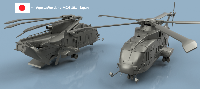 AgustaWestland MCH-101 x2 1/400 - impression 3D