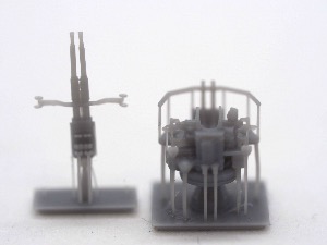 Canons Bofors 40mm doubles canons séparés 1/400 x6 en impression 3D