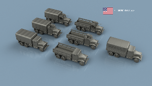 GMC 353 Late x6 1/200 - Impression 3D