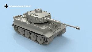 Pzkpfw VI Tiger 1/144 x1 - impression 3D