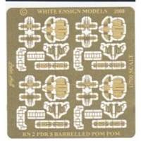 1/700 Royal Navy, POM-POMS octuple (x4) PE 792