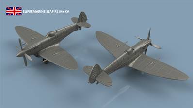 Sea Fire UK x5 1/350 - impression en 3D