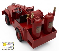 Tracteur de pont MB 30 Fire 1/32 - en impression 3D