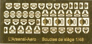 Boucles de siège photodécoupe 1/32