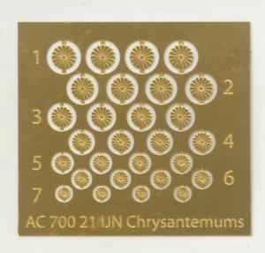 Blasons Chrysanthèmes Japonais 1/700