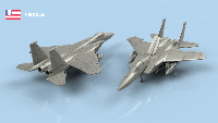 McDonnell Douglas F-15 1/350 x5 - impression 3D