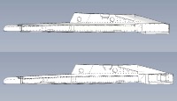 Rail missile LM 2255 + DDM droit et gauche 1/32