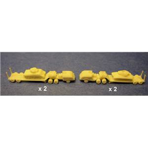 Porte-chars Dragon M26 et chars x4 1/700