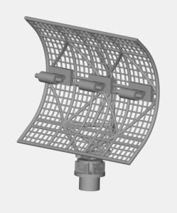 Radar DRBV-20A 1/700  x1 en impression 3D