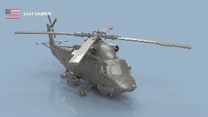 SH-2 Seasprite x1 1/144 - impression 3D