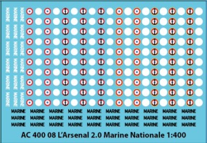 Cocardes Aéronautique Navale Marine Nationale 1/400