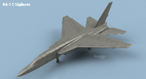 RA-5 C Vigilante 1/400 x2 - impression 3D