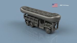 GMC 353 Barge x4 1/200 - Impression 3D