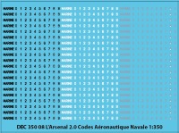 Codes Aéronautique Navale 1/350