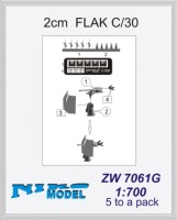 2cm Flak C/30 1/700 x5