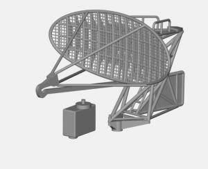 Radar DRBV-23 1/350  x1 en impression 3D